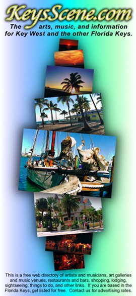 Florida Keys Scene Rack Card Design